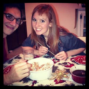 We've established the fact that the fondue is ideal.