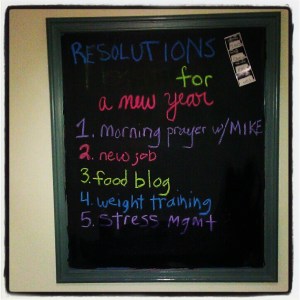 Resolutions for a New Year